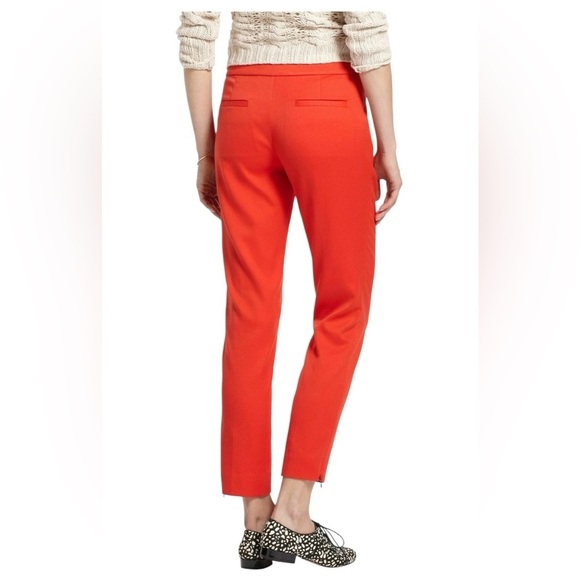 Anthropologie Leifsdottir Pop Slims  Straight Leg Ankle Career Trouser Pant SZ 2 - Picture 2 of 15